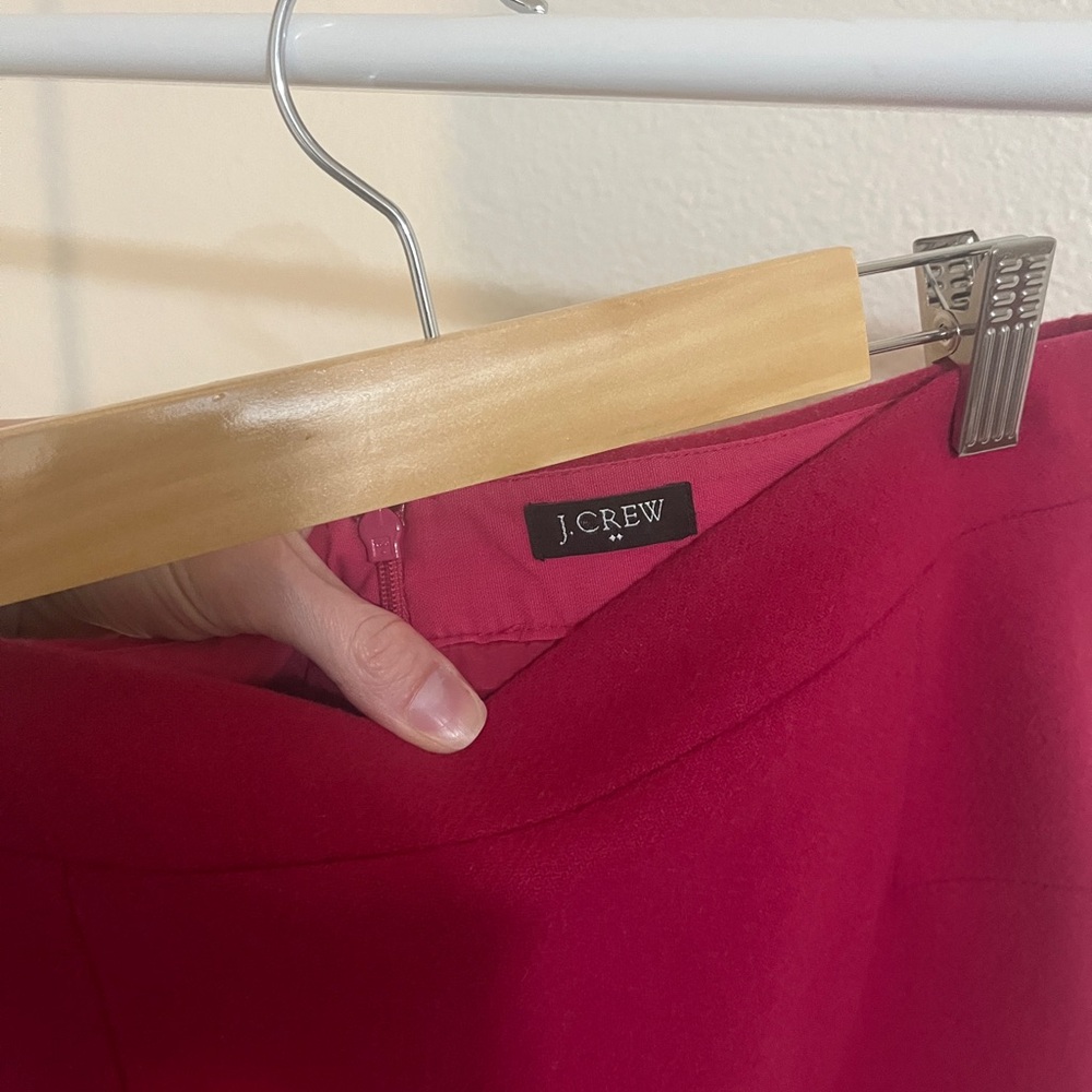 J.Crew Red Skirt